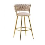 Hoker Rosa Stoll 2 Złoty/Beżowy - stool2_bez.jpg