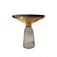 Bottle Table stolik kawowy szaro-złoty osadzony na szklanej nodze 50/53 cm - bottle-table-szary.jpg