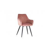 Krzesło designerskie pikowane Carbo różowe - carbo_pink.jpg