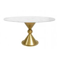 Stół okrągły nowoczesny do jadalni marmurowy Clessidra Złoty/Biały 75/100/100 cm - clessidra_stol_web.jpg