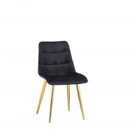 Krzesło designerskie pikowane Coral Gold czarne - imgpsh_fullsize_(6).jpg