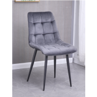 Krzesło designerskie pikowane Coral Black szare - iwjqt6epcplaegy.png