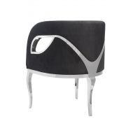 Fotel nowoczesny tapicerowany metalowe srebrne nogi Morello srebrny/czarny 55/59/78 cm - morellobs_3_web-1.jpg