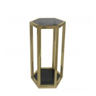 Stoliczek pomocniczy nowoczesny złoty czarne szkło Ravello 35/40/61 cm - ravello_gold_web-1.jpg