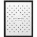 Vossington Czarna ramka z bambusowym wzorem 30x40 cm