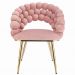 Krzesło Bubble Złoty/Róż