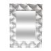 LUSTRO Designerskie DEMETER w srebrnej ramie prostokąt 101X135